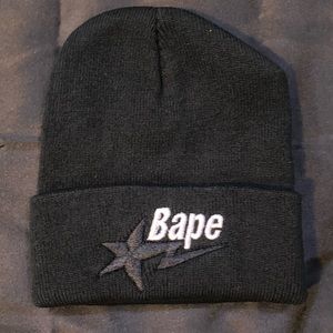 BAPE Black Beanie